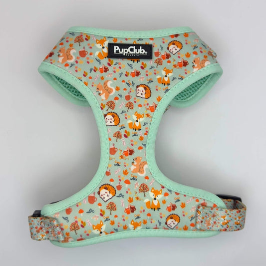 Adjustable Dog Harness - Woodland Friends - Pupclub Couture