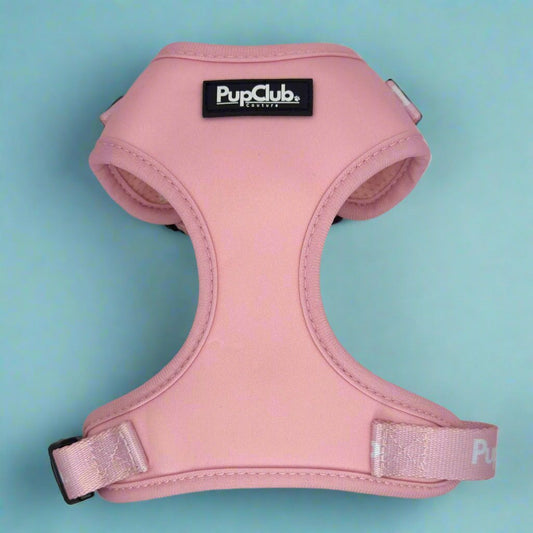 Pastel Pink adjustable dog harness - Pupclub Couture