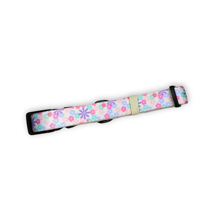 dog collar pretty petals back - pupclub couture