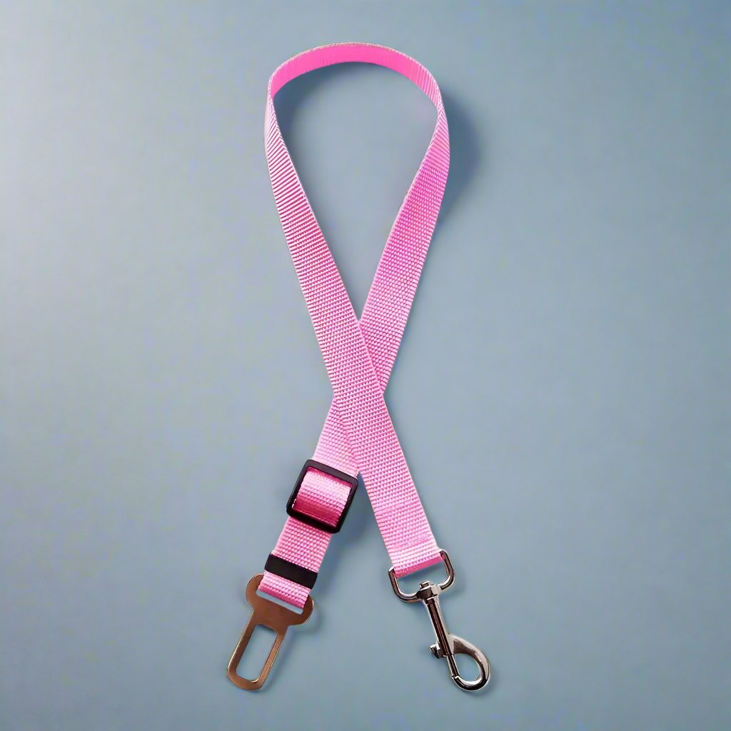 Dog Seatbelt Restraint - Pink - Pupclub Couture