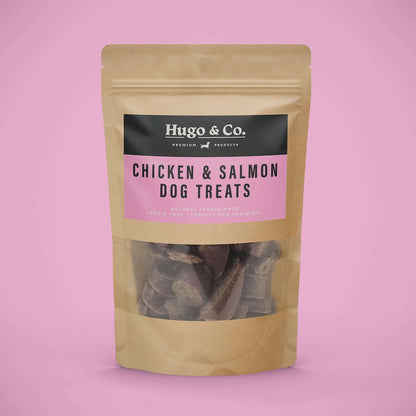 dog treats chicken & salmon - pupclub couture