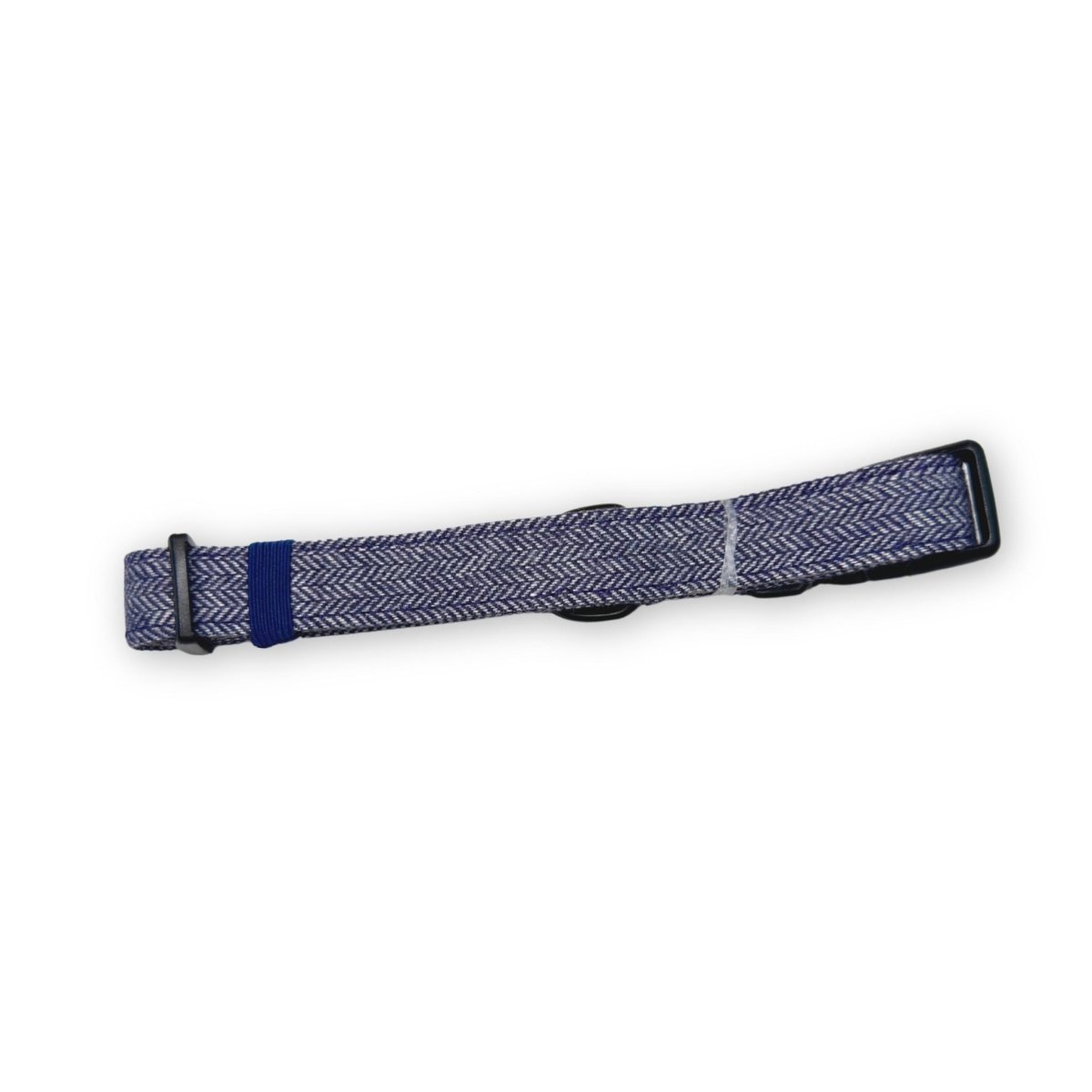 Collar - Tweed Blue back